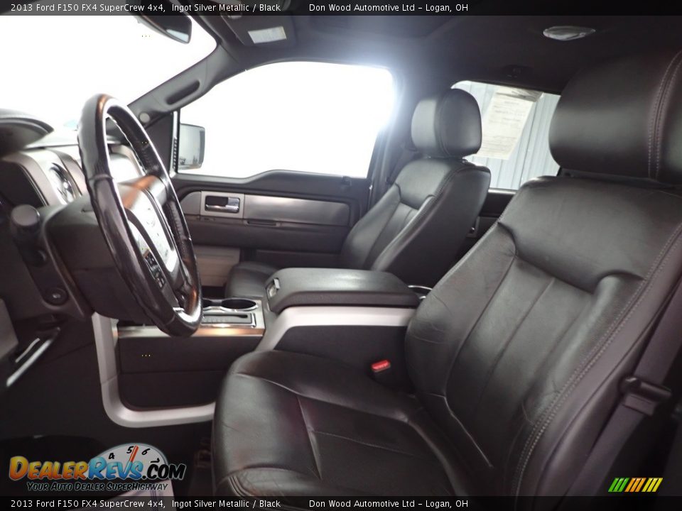 2013 Ford F150 FX4 SuperCrew 4x4 Ingot Silver Metallic / Black Photo #17