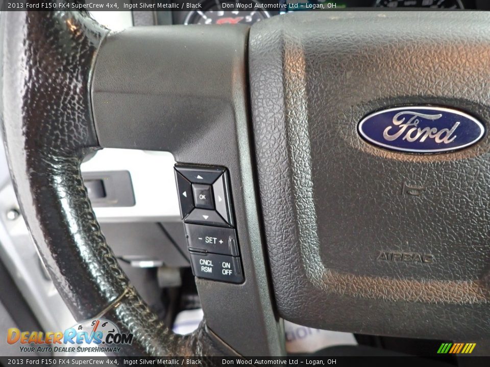2013 Ford F150 FX4 SuperCrew 4x4 Ingot Silver Metallic / Black Photo #19