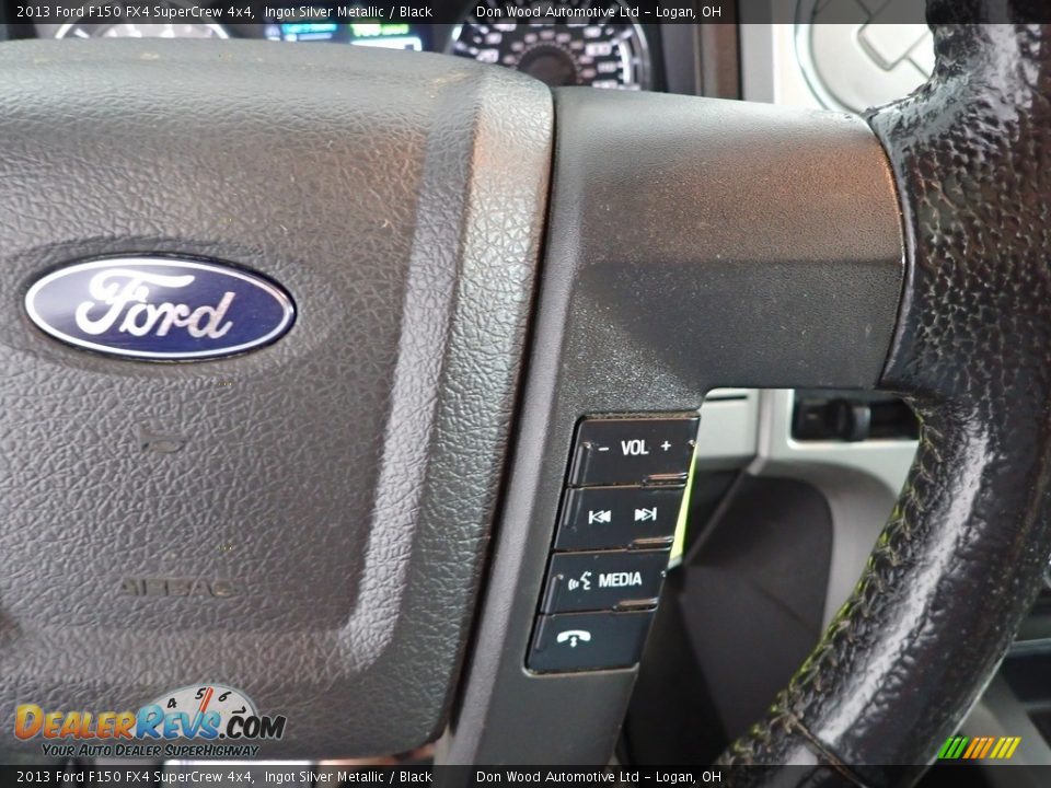2013 Ford F150 FX4 SuperCrew 4x4 Ingot Silver Metallic / Black Photo #20