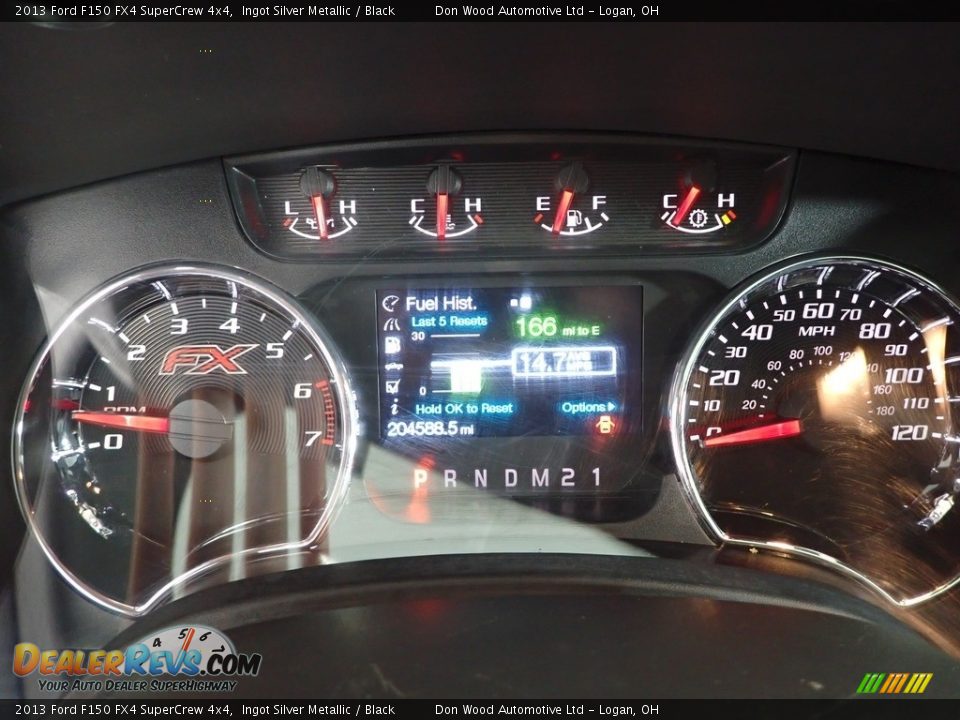2013 Ford F150 FX4 SuperCrew 4x4 Ingot Silver Metallic / Black Photo #21