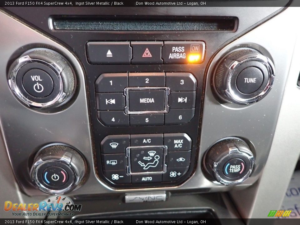 2013 Ford F150 FX4 SuperCrew 4x4 Ingot Silver Metallic / Black Photo #23