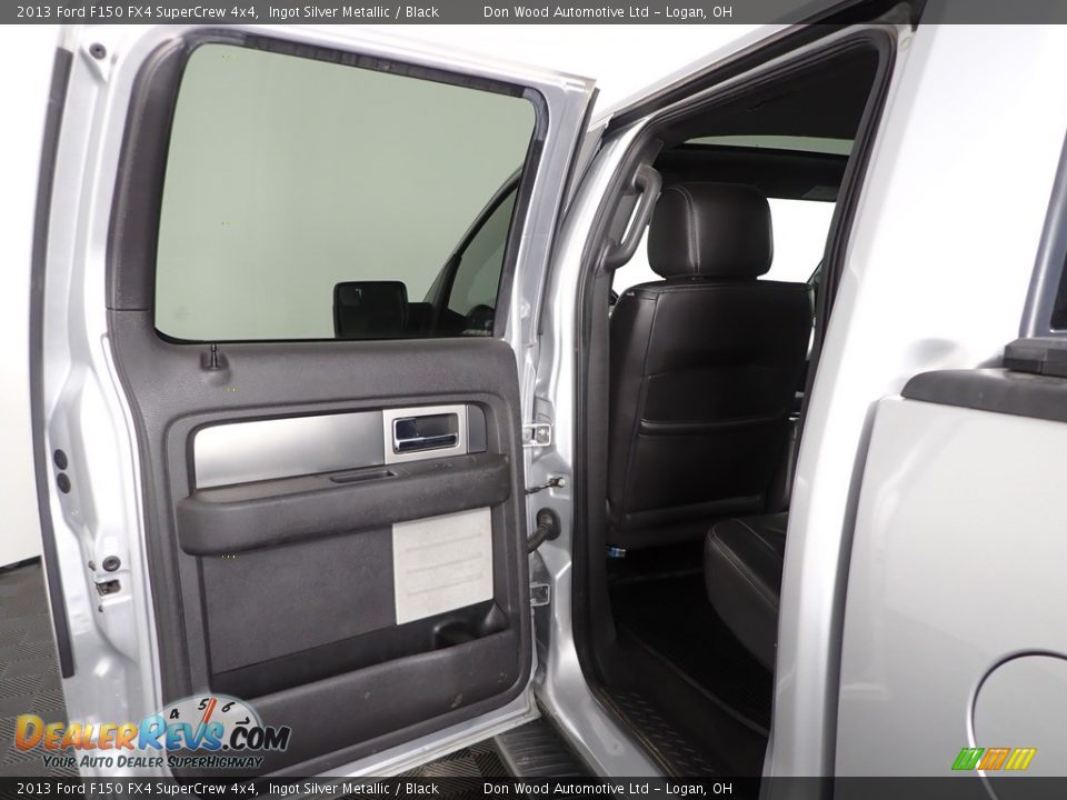 2013 Ford F150 FX4 SuperCrew 4x4 Ingot Silver Metallic / Black Photo #26