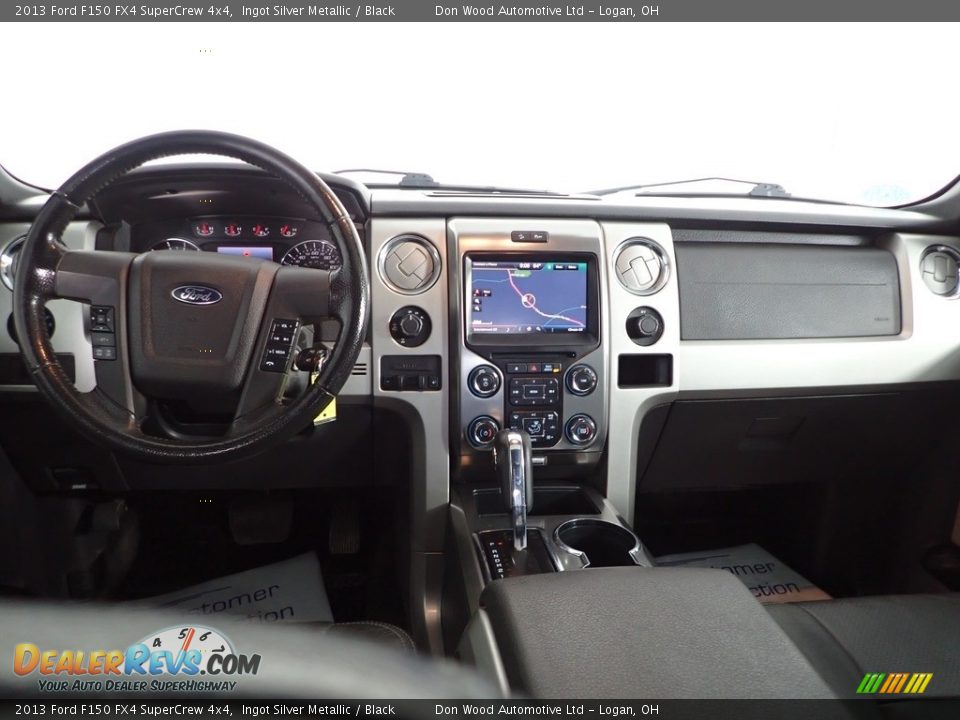 2013 Ford F150 FX4 SuperCrew 4x4 Ingot Silver Metallic / Black Photo #28