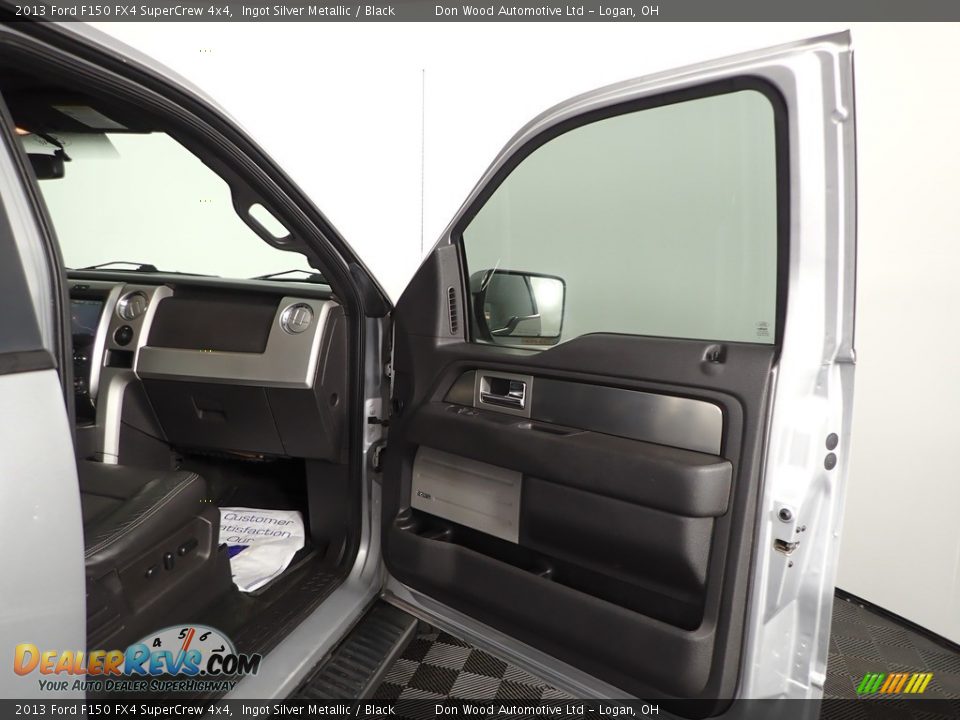 2013 Ford F150 FX4 SuperCrew 4x4 Ingot Silver Metallic / Black Photo #29