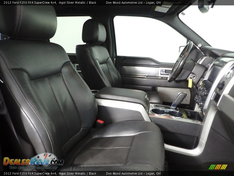 2013 Ford F150 FX4 SuperCrew 4x4 Ingot Silver Metallic / Black Photo #30