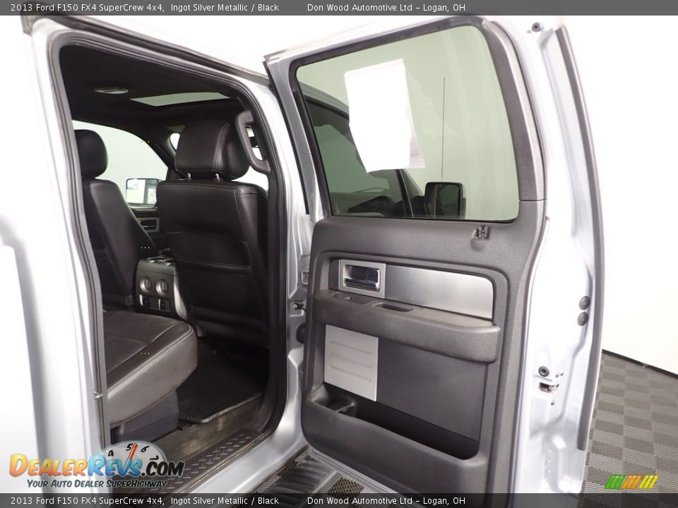 2013 Ford F150 FX4 SuperCrew 4x4 Ingot Silver Metallic / Black Photo #32
