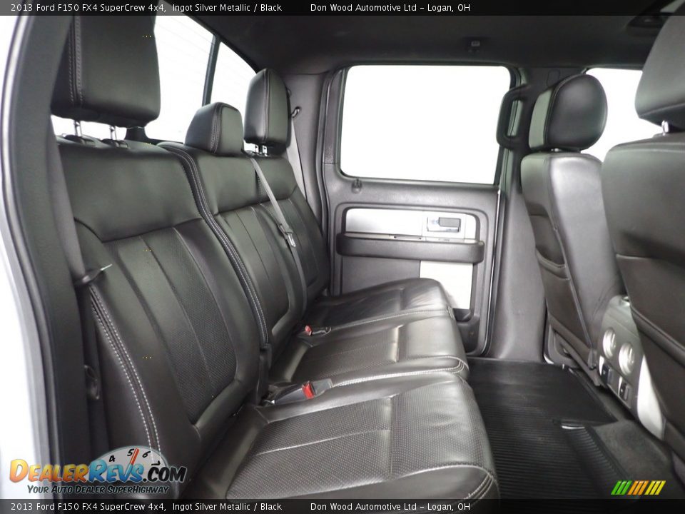 2013 Ford F150 FX4 SuperCrew 4x4 Ingot Silver Metallic / Black Photo #33