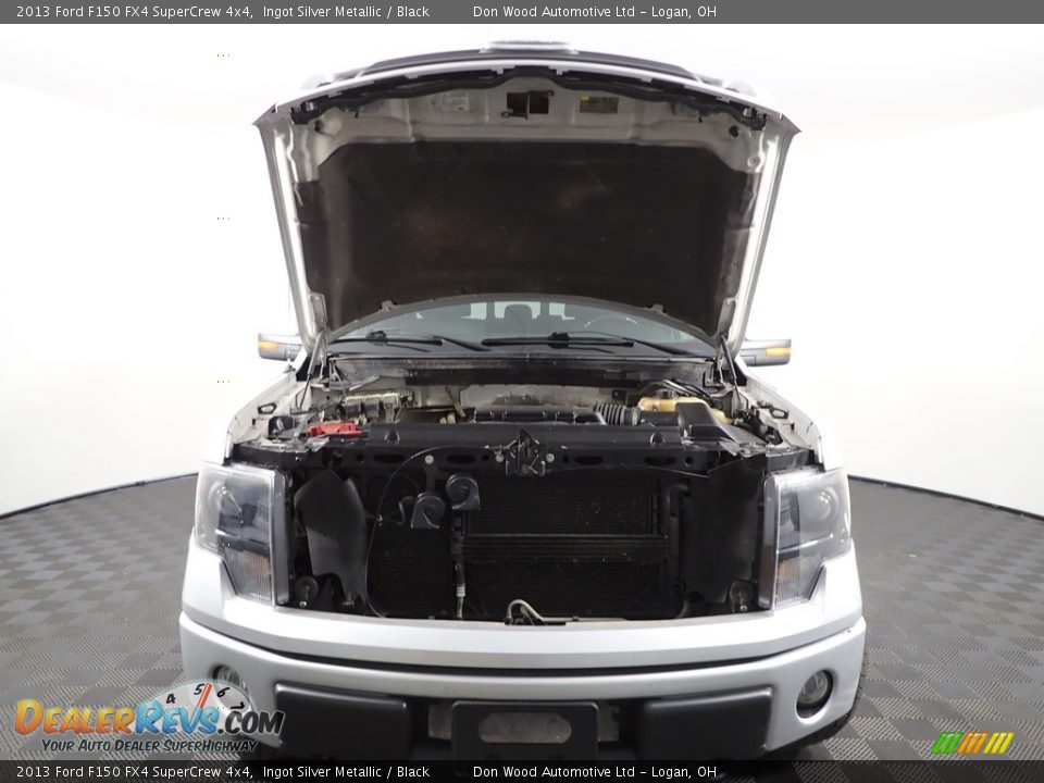 2013 Ford F150 FX4 SuperCrew 4x4 Ingot Silver Metallic / Black Photo #36