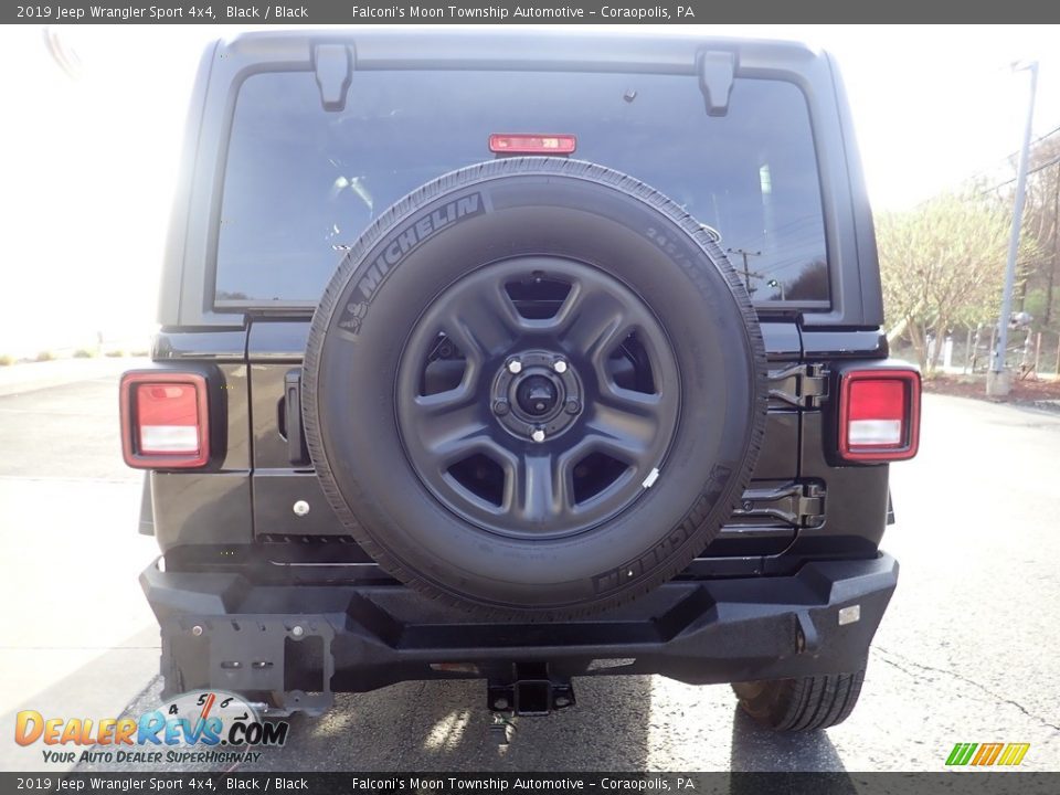 2019 Jeep Wrangler Sport 4x4 Black / Black Photo #3