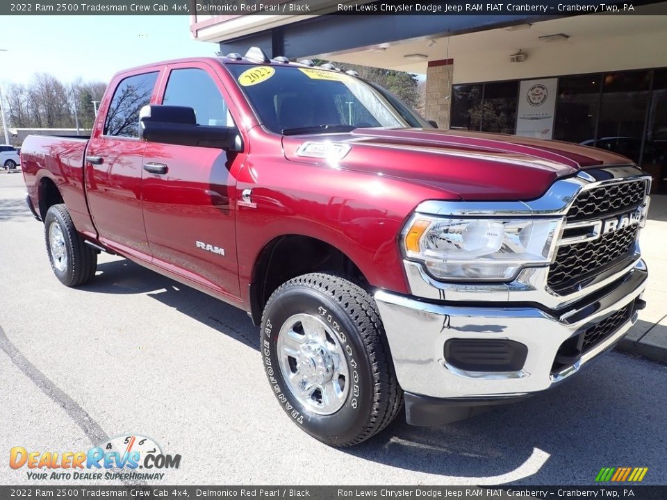 2022 Ram 2500 Tradesman Crew Cab 4x4 Delmonico Red Pearl / Black Photo #2