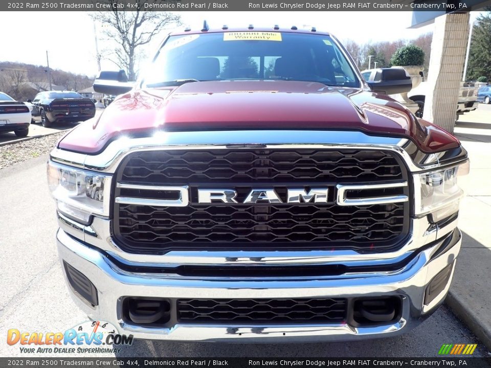 2022 Ram 2500 Tradesman Crew Cab 4x4 Delmonico Red Pearl / Black Photo #3