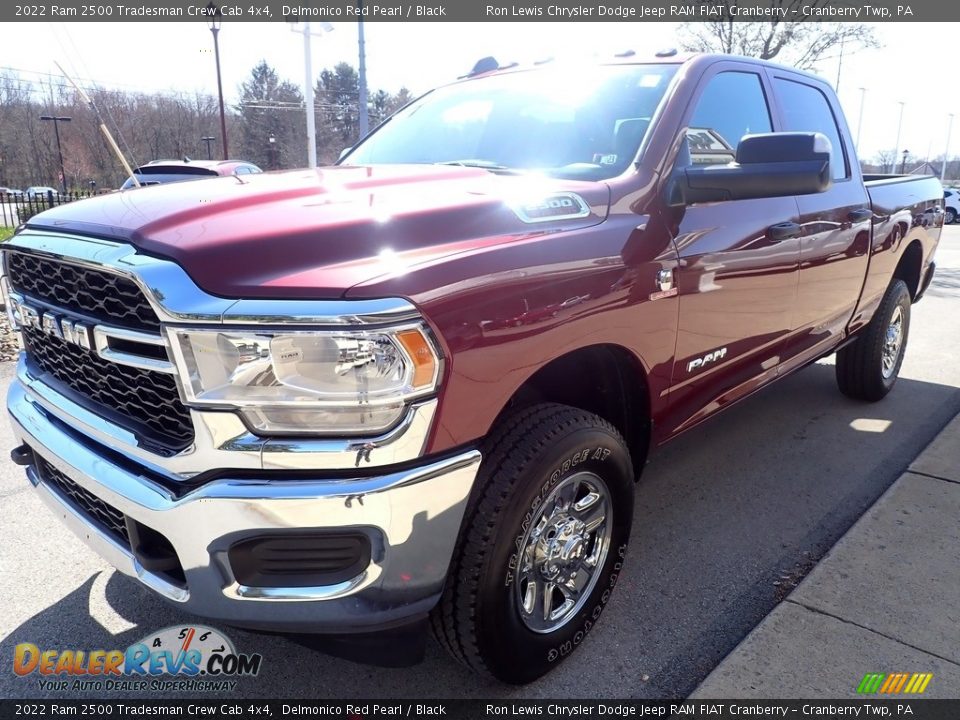 2022 Ram 2500 Tradesman Crew Cab 4x4 Delmonico Red Pearl / Black Photo #4