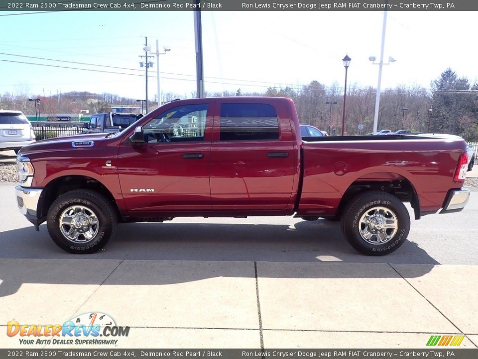 2022 Ram 2500 Tradesman Crew Cab 4x4 Delmonico Red Pearl / Black Photo #5