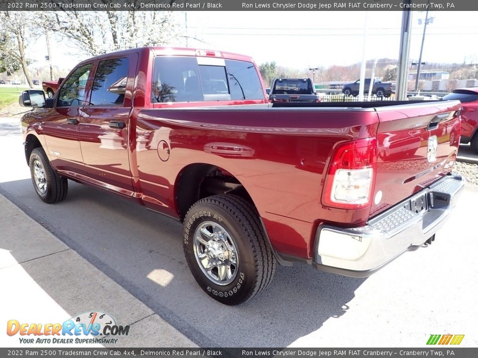 2022 Ram 2500 Tradesman Crew Cab 4x4 Delmonico Red Pearl / Black Photo #6