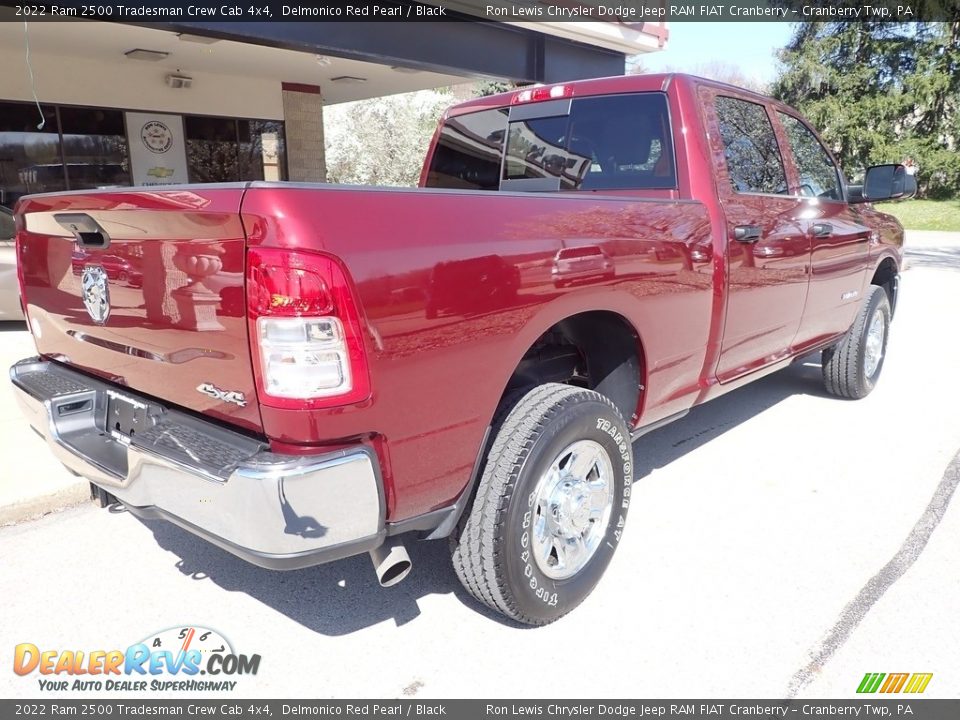 2022 Ram 2500 Tradesman Crew Cab 4x4 Delmonico Red Pearl / Black Photo #8