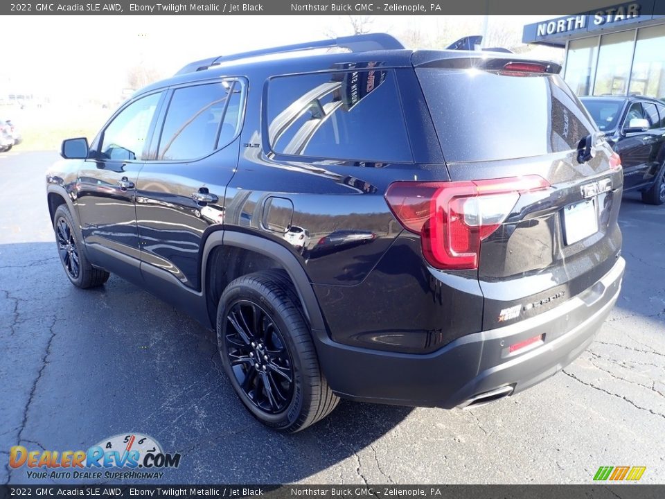 2022 GMC Acadia SLE AWD Ebony Twilight Metallic / Jet Black Photo #4