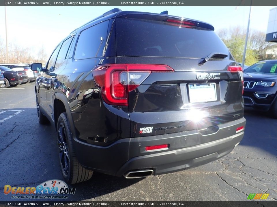 2022 GMC Acadia SLE AWD Ebony Twilight Metallic / Jet Black Photo #5