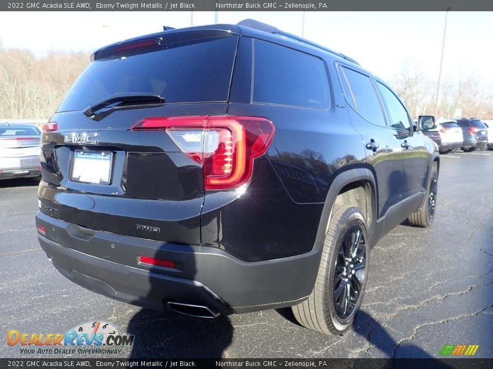 2022 GMC Acadia SLE AWD Ebony Twilight Metallic / Jet Black Photo #8