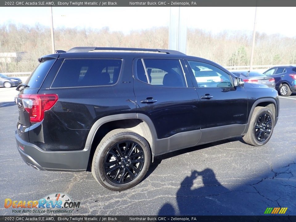 2022 GMC Acadia SLE AWD Ebony Twilight Metallic / Jet Black Photo #9