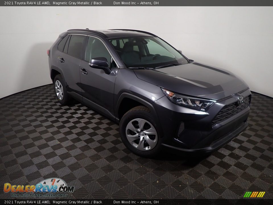 2021 Toyota RAV4 LE AWD Magnetic Gray Metallic / Black Photo #3