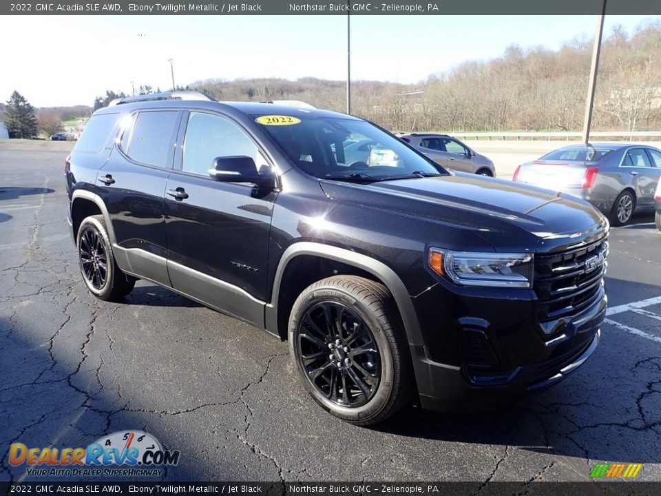 2022 GMC Acadia SLE AWD Ebony Twilight Metallic / Jet Black Photo #11