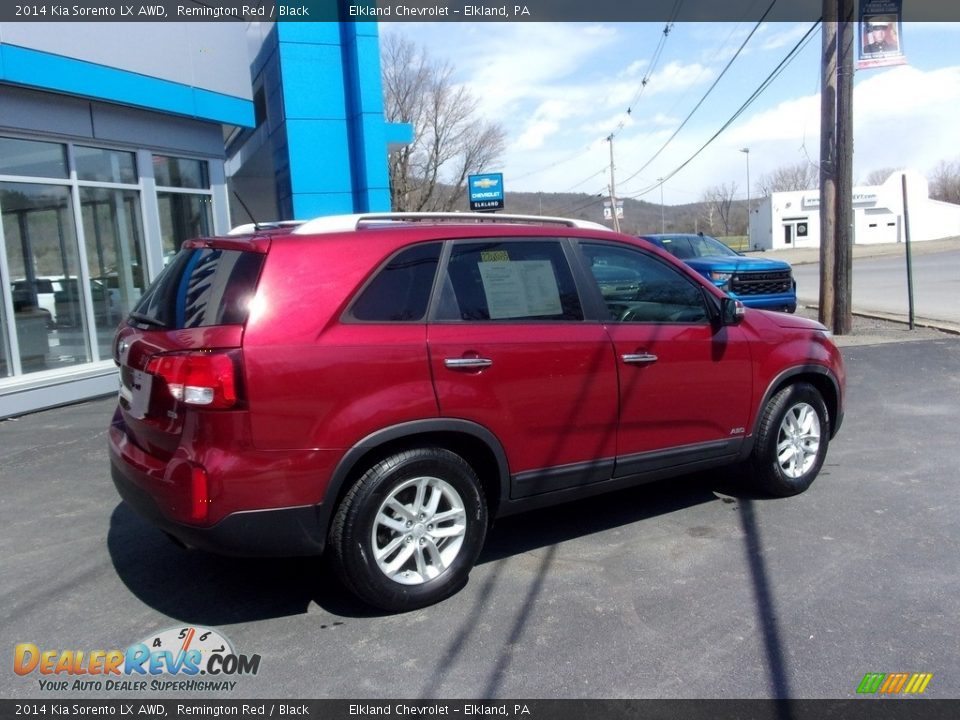 2014 Kia Sorento LX AWD Remington Red / Black Photo #3