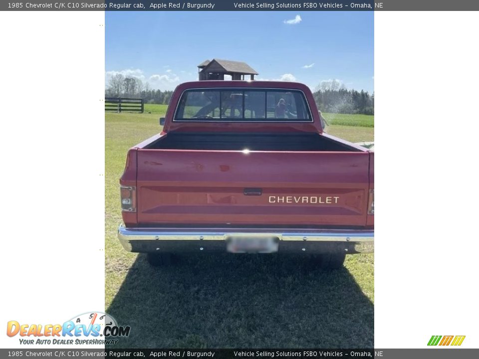 1985 Chevrolet C/K C10 Silverado Regular cab Apple Red / Burgundy Photo #6