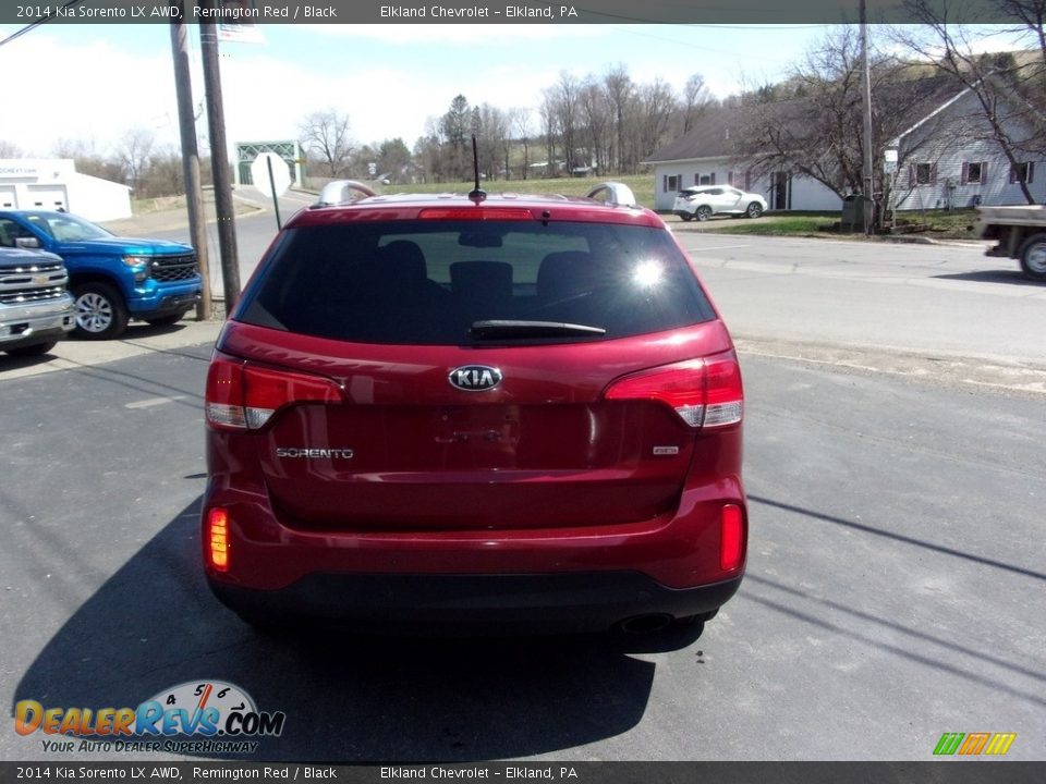 2014 Kia Sorento LX AWD Remington Red / Black Photo #4