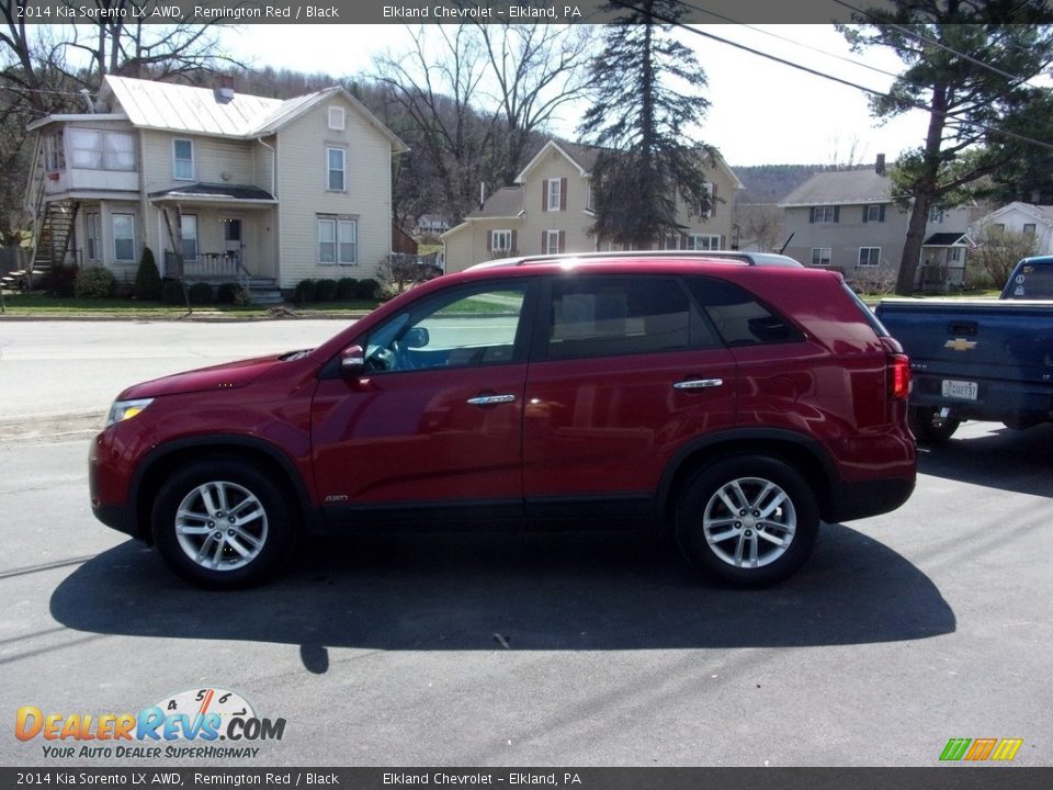 2014 Kia Sorento LX AWD Remington Red / Black Photo #6