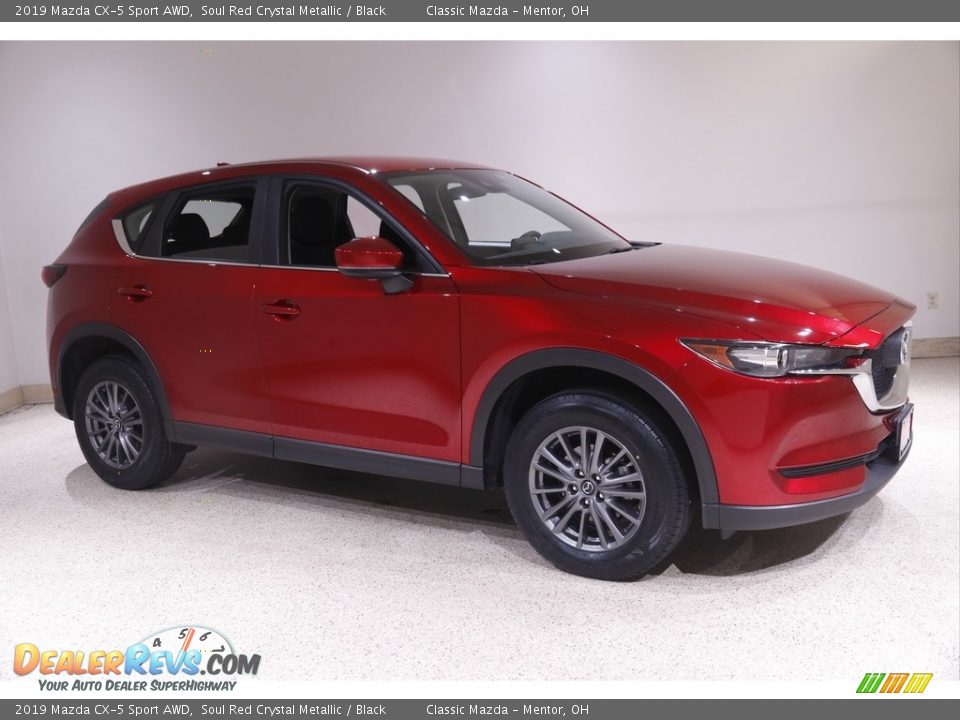 2019 Mazda CX-5 Sport AWD Soul Red Crystal Metallic / Black Photo #1