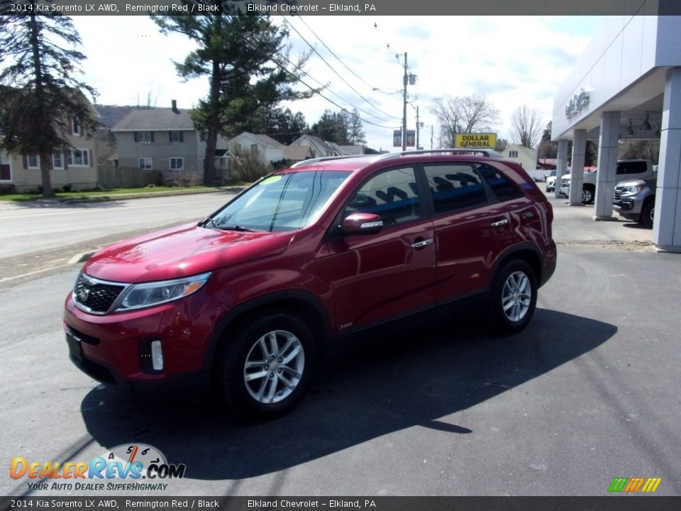 2014 Kia Sorento LX AWD Remington Red / Black Photo #7