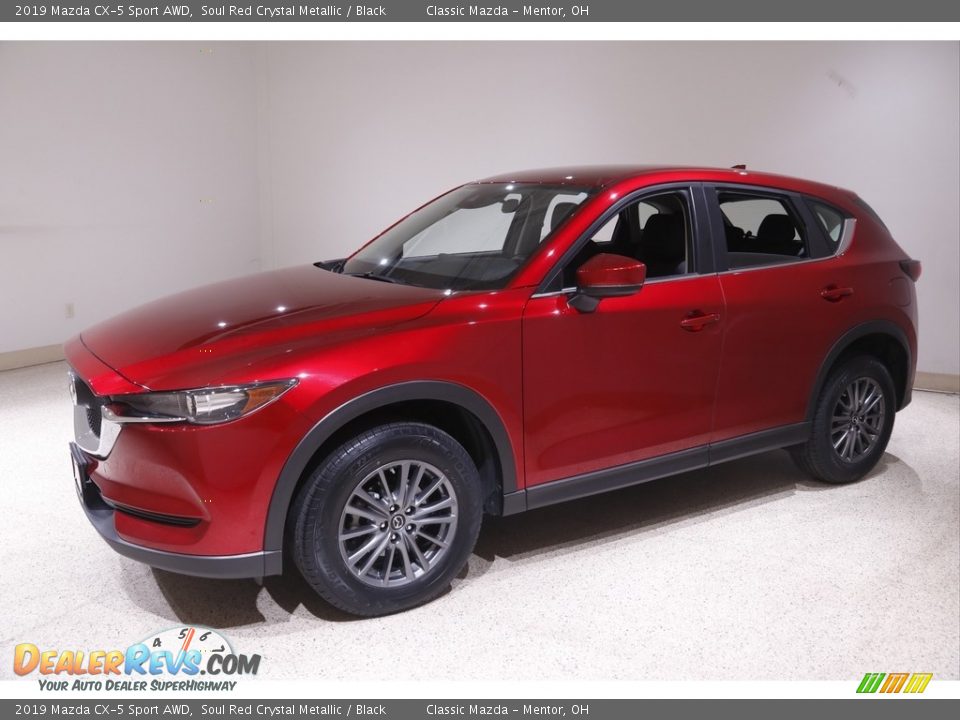 2019 Mazda CX-5 Sport AWD Soul Red Crystal Metallic / Black Photo #3