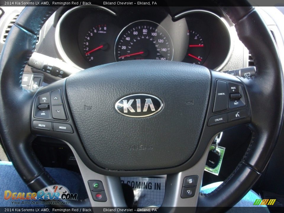 2014 Kia Sorento LX AWD Remington Red / Black Photo #21