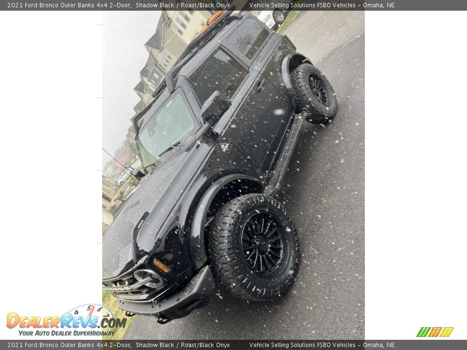2021 Ford Bronco Outer Banks 4x4 2-Door Shadow Black / Roast/Black Onyx Photo #8