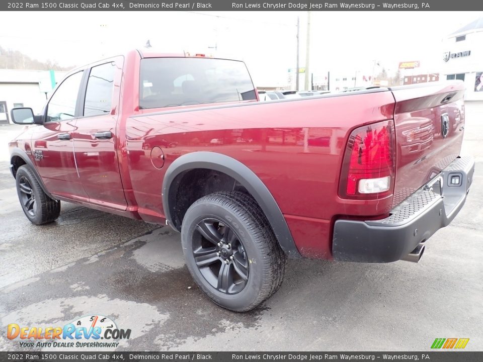 2022 Ram 1500 Classic Quad Cab 4x4 Delmonico Red Pearl / Black Photo #3
