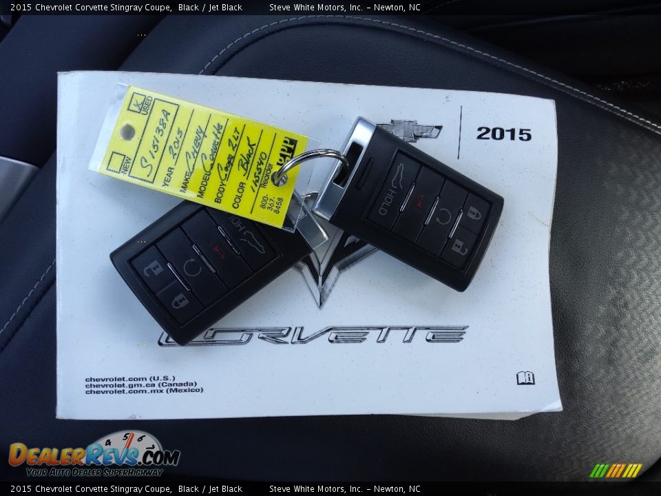 2015 Chevrolet Corvette Stingray Coupe Black / Jet Black Photo #25