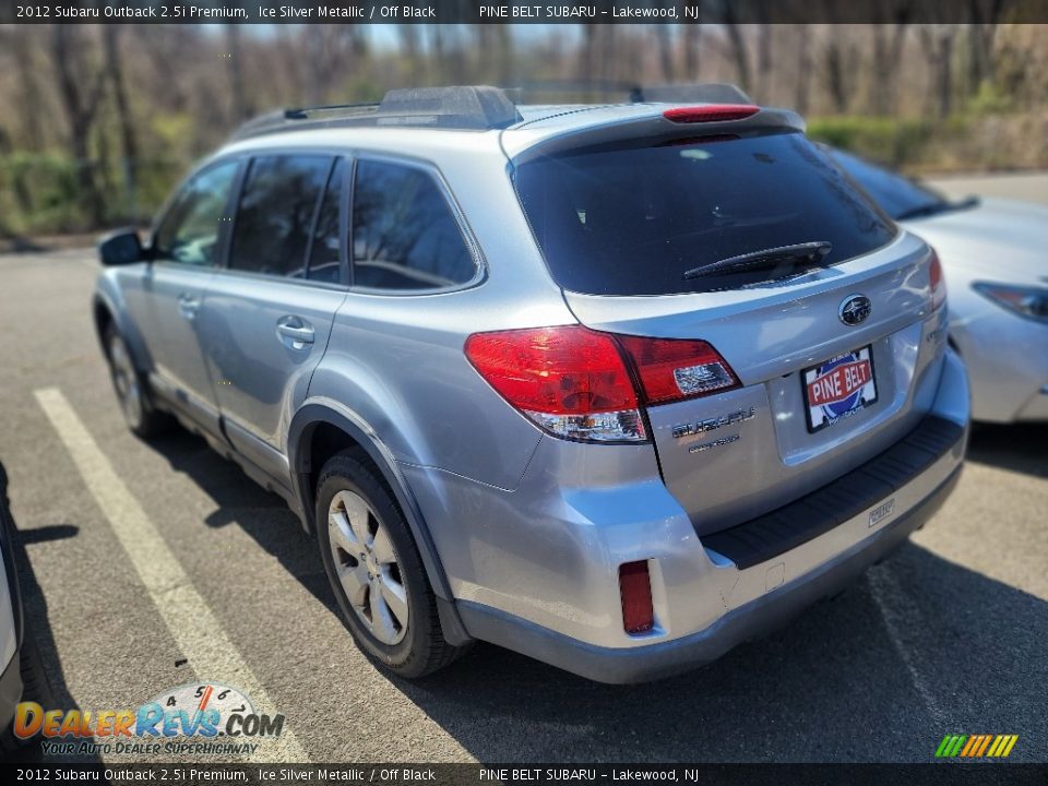 2012 Subaru Outback 2.5i Premium Ice Silver Metallic / Off Black Photo #4