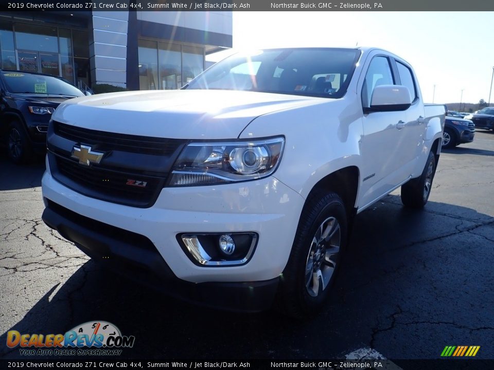 2019 Chevrolet Colorado Z71 Crew Cab 4x4 Summit White / Jet Black/Dark Ash Photo #2