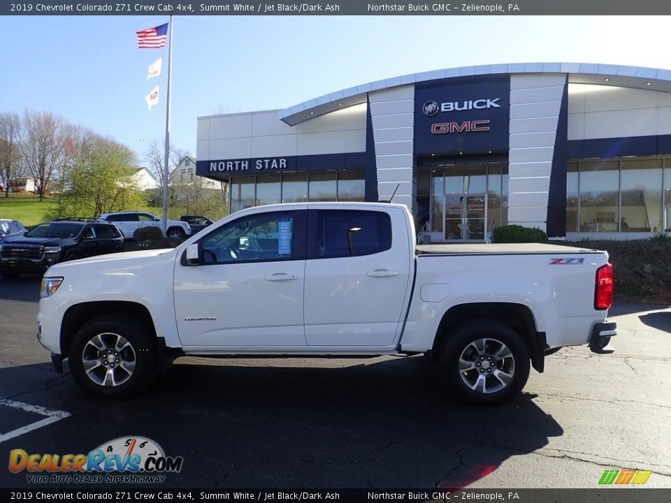 2019 Chevrolet Colorado Z71 Crew Cab 4x4 Summit White / Jet Black/Dark Ash Photo #3