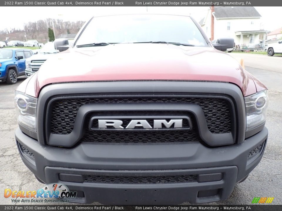 2022 Ram 1500 Classic Quad Cab 4x4 Delmonico Red Pearl / Black Photo #8