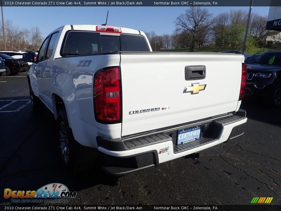 2019 Chevrolet Colorado Z71 Crew Cab 4x4 Summit White / Jet Black/Dark Ash Photo #5