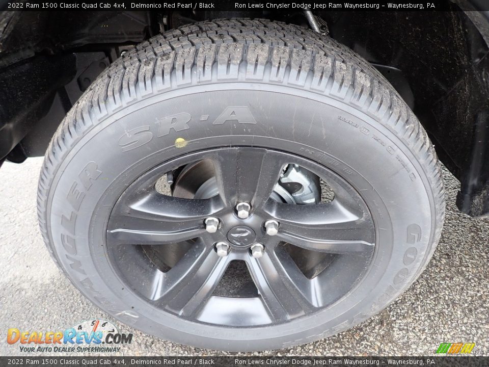 2022 Ram 1500 Classic Quad Cab 4x4 Delmonico Red Pearl / Black Photo #9