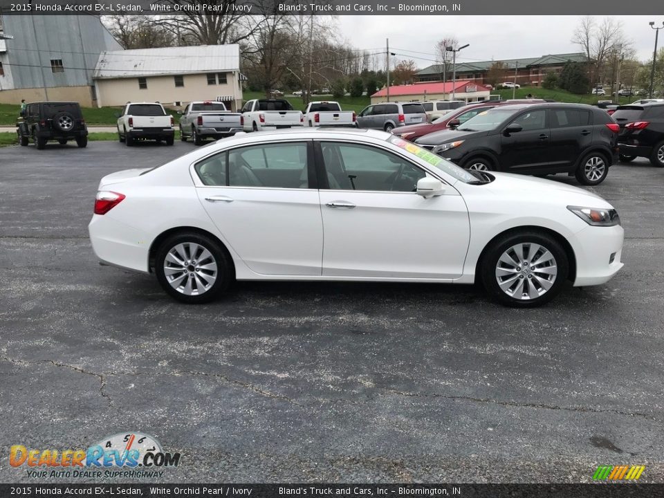 2015 Honda Accord EX-L Sedan White Orchid Pearl / Ivory Photo #5