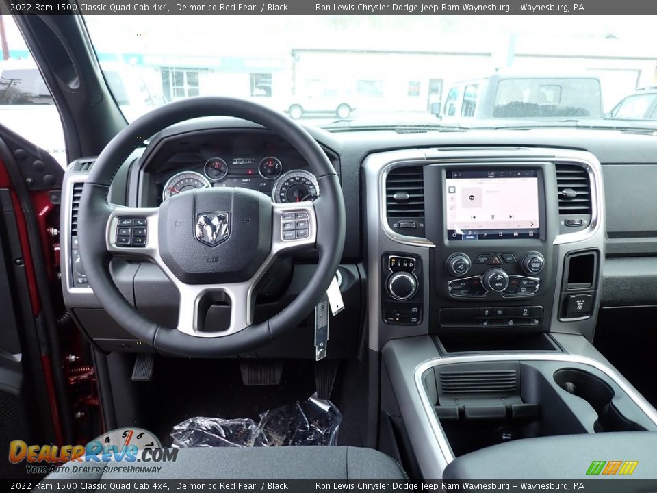 2022 Ram 1500 Classic Quad Cab 4x4 Delmonico Red Pearl / Black Photo #13