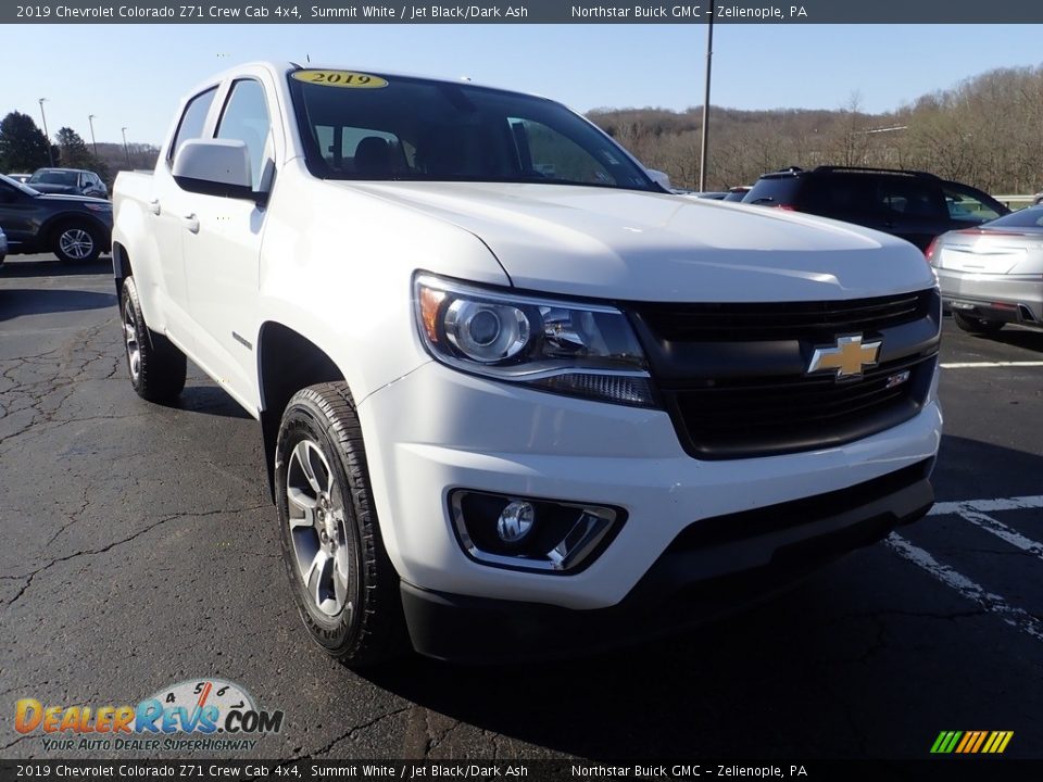 2019 Chevrolet Colorado Z71 Crew Cab 4x4 Summit White / Jet Black/Dark Ash Photo #11