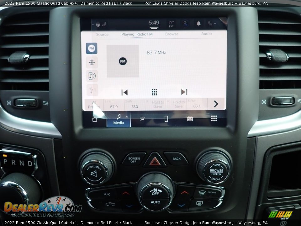 2022 Ram 1500 Classic Quad Cab 4x4 Delmonico Red Pearl / Black Photo #20