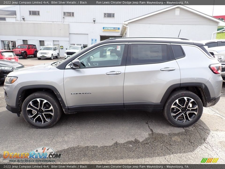 2022 Jeep Compass Limited 4x4 Billet Silver Metallic / Black Photo #2