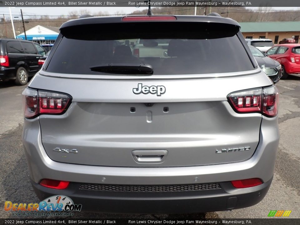 2022 Jeep Compass Limited 4x4 Billet Silver Metallic / Black Photo #4