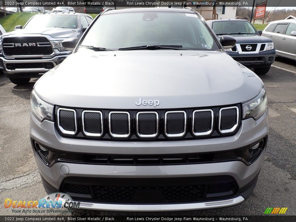 2022 Jeep Compass Limited 4x4 Billet Silver Metallic / Black Photo #9
