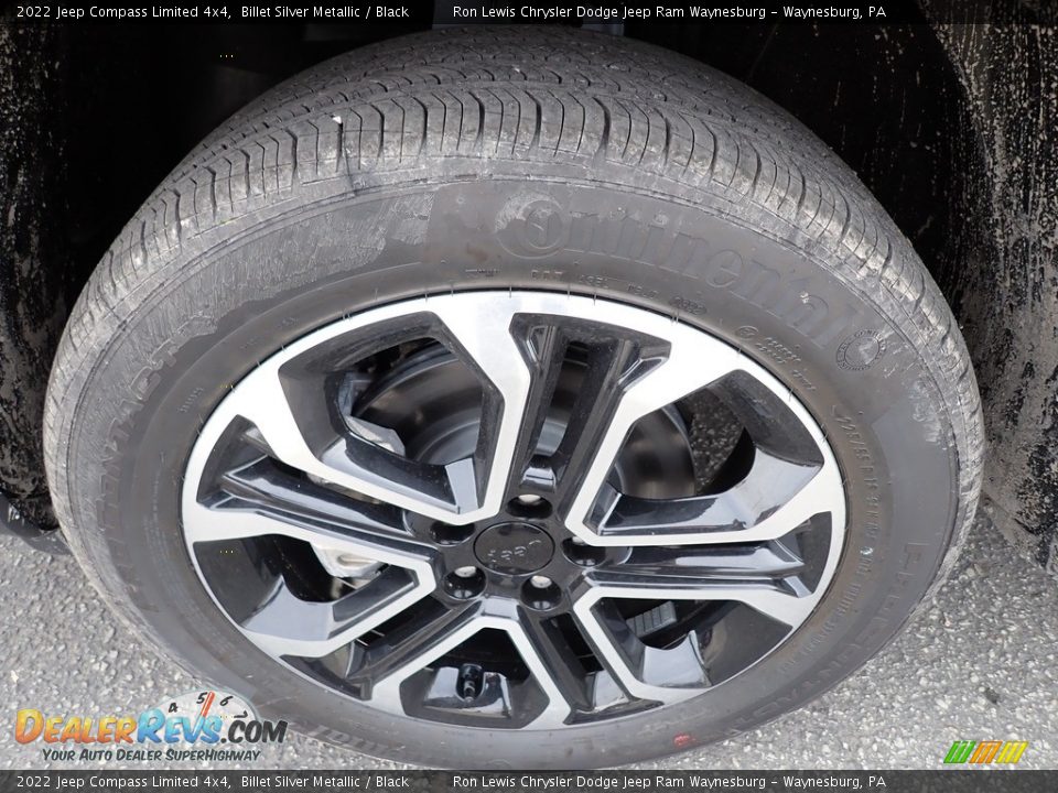2022 Jeep Compass Limited 4x4 Billet Silver Metallic / Black Photo #10